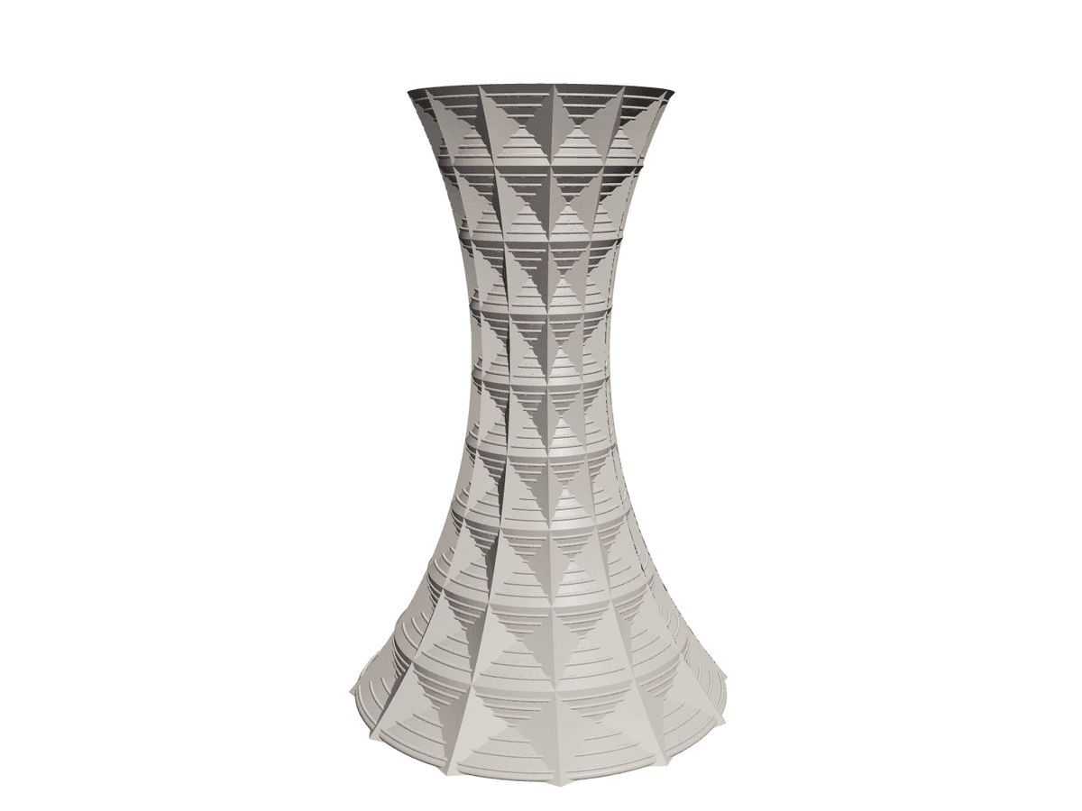 Faceted Vase