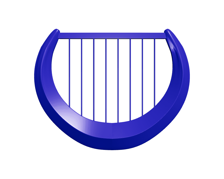 Lyre Harp Ornament