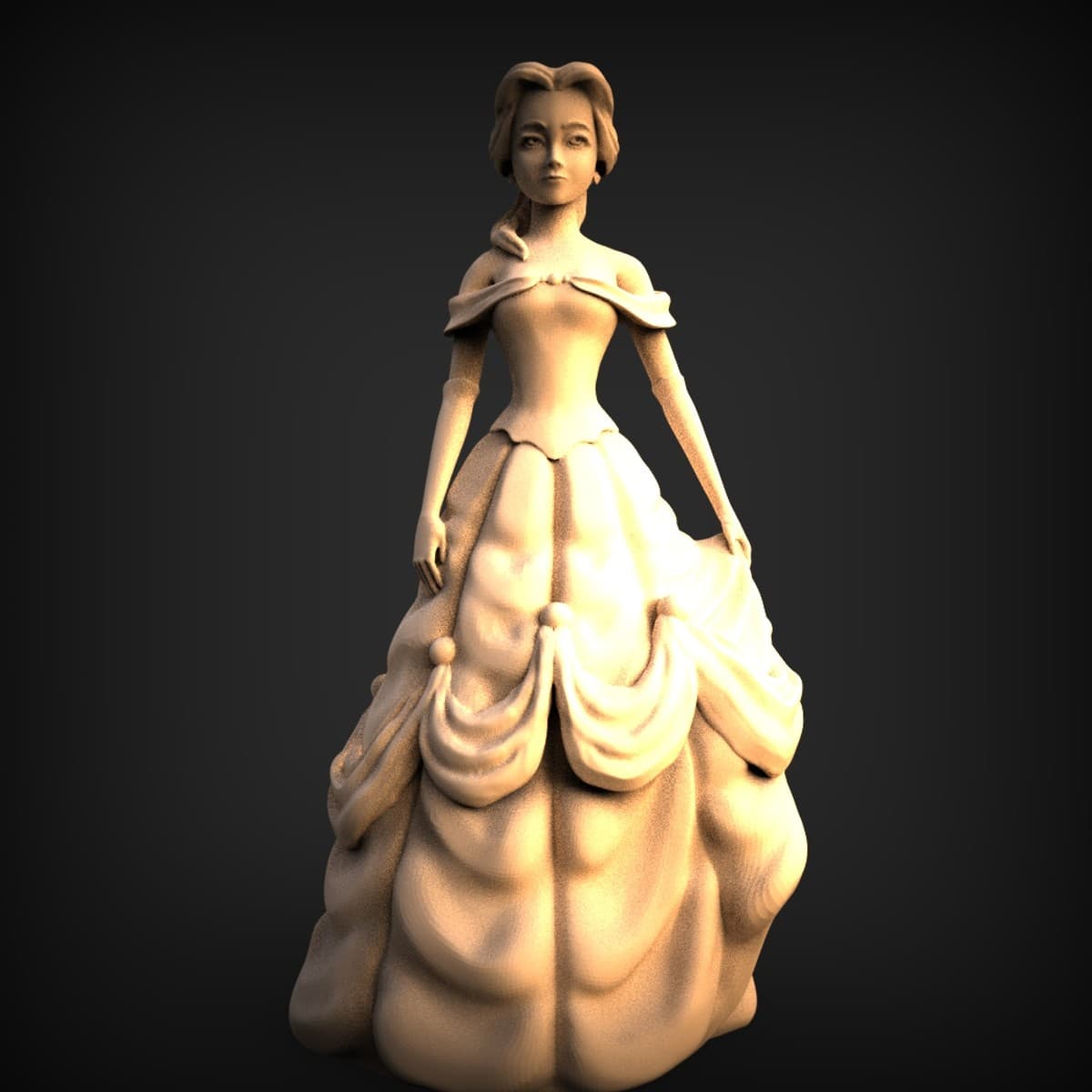 Ball Gown Princess Figurine