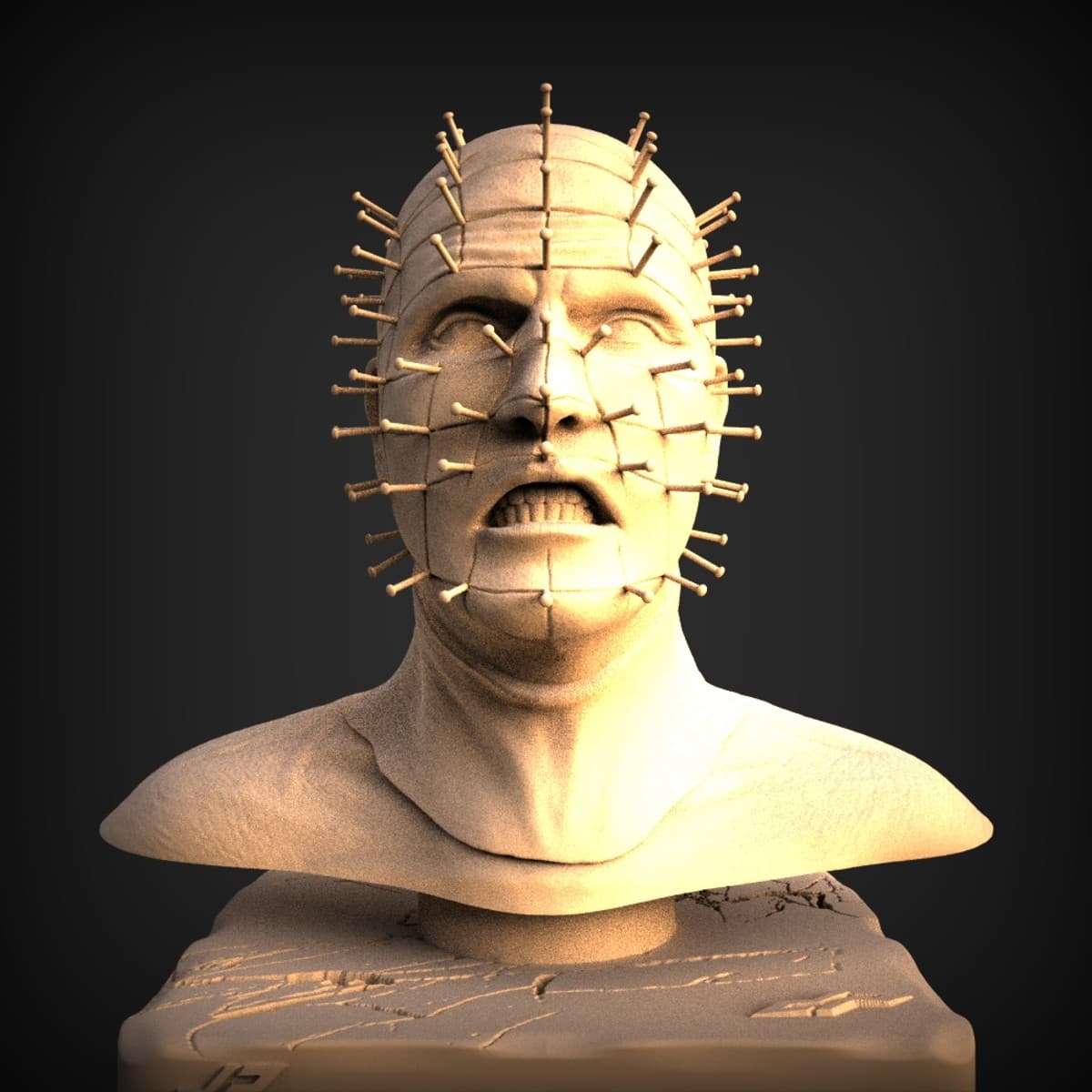 Pinned Cenobite Horror Bust