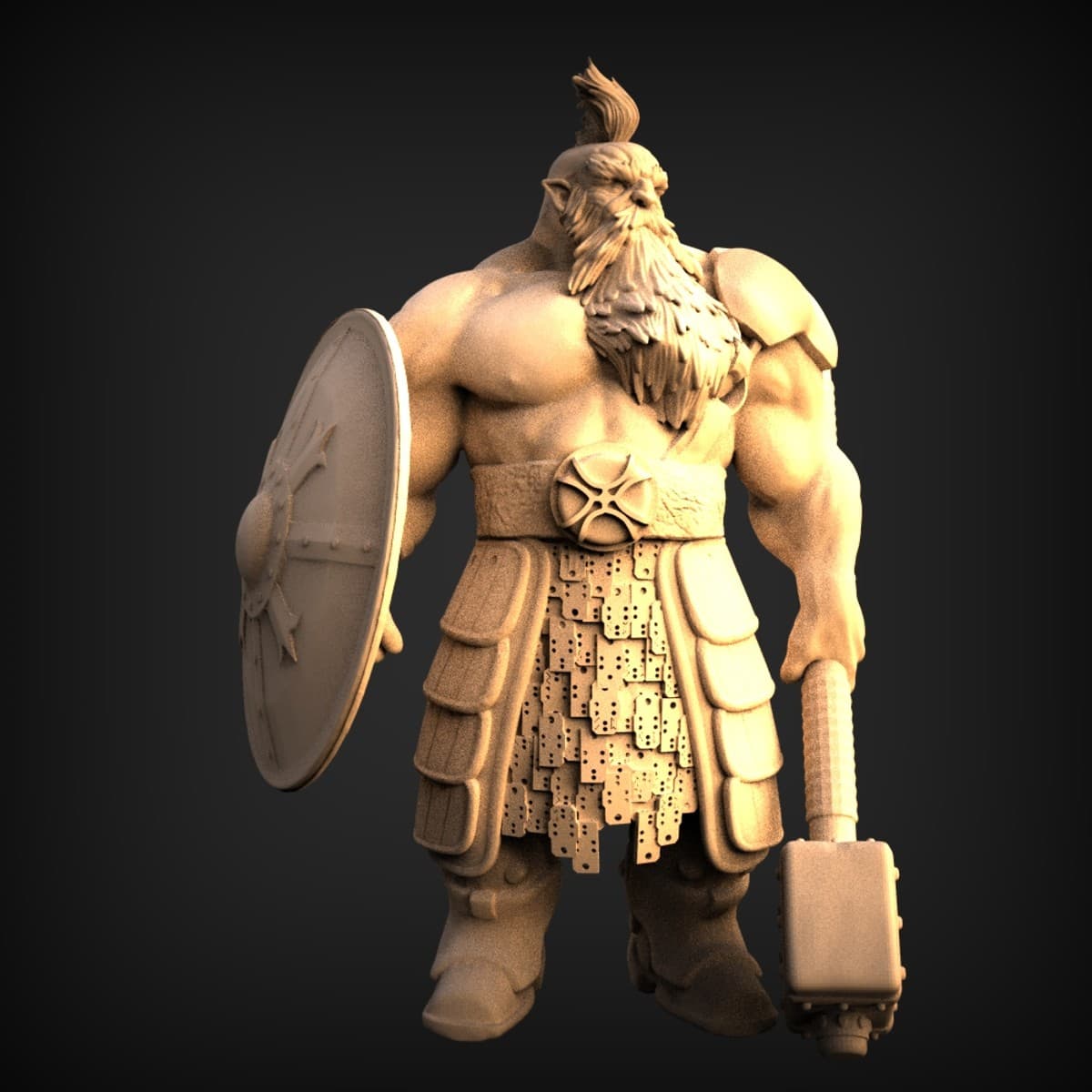 Dwarf Berserker With War-Maul