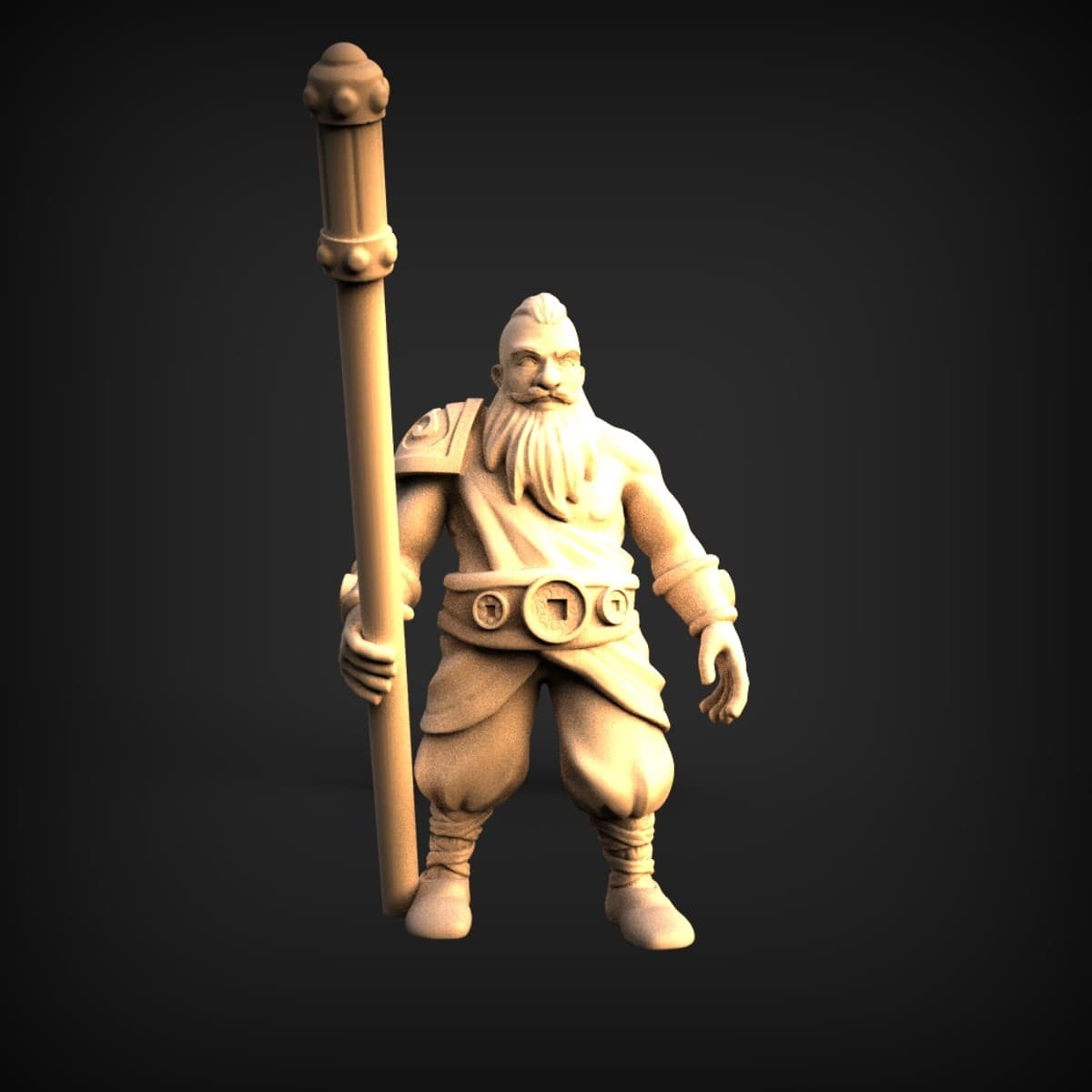 Bearded Warrior Standard Bearer