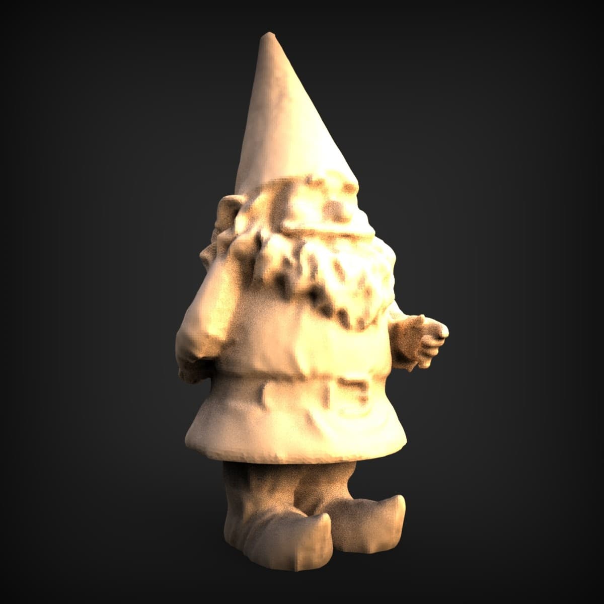 Bearded Garden Gnome Figure