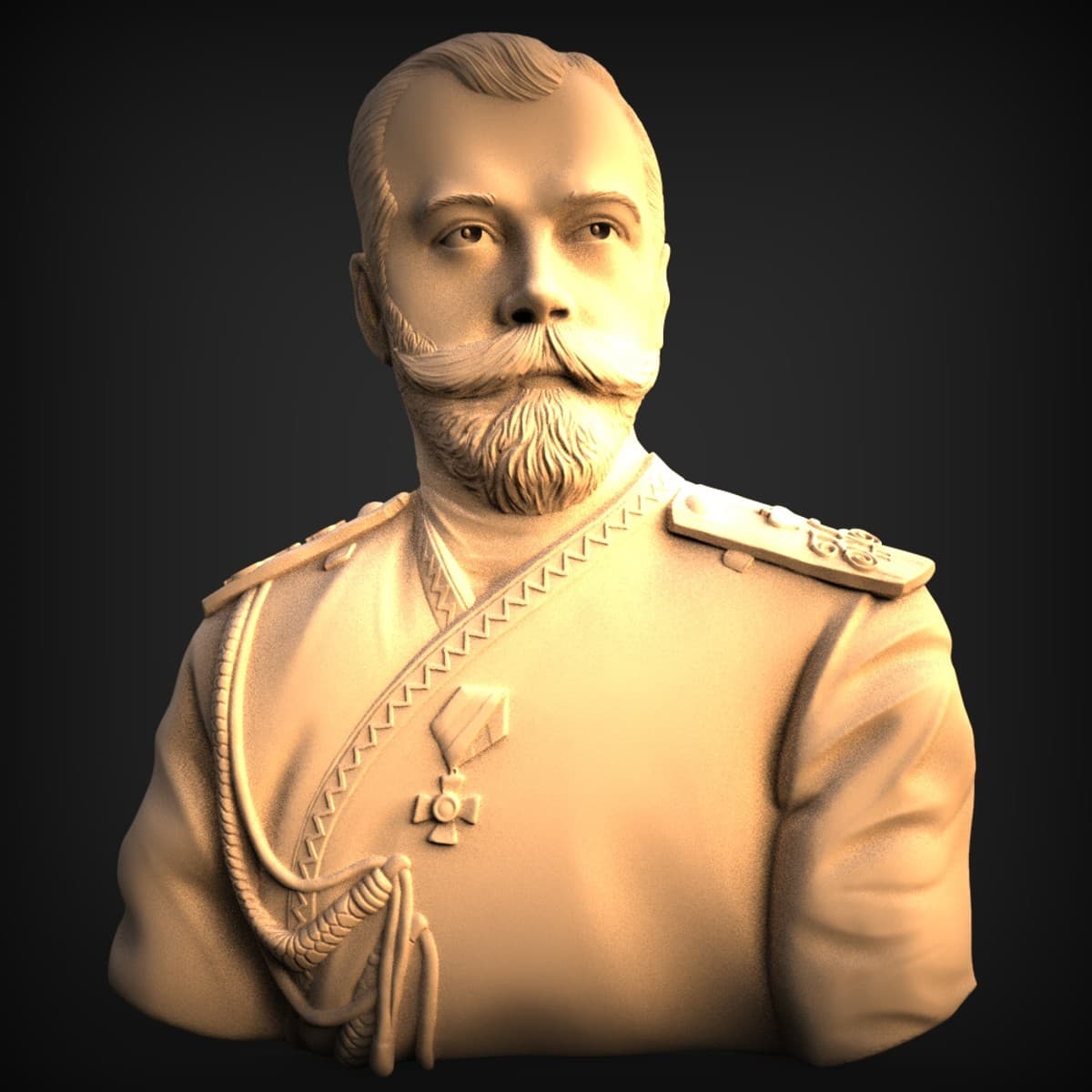 Imperial Officer Portrait Bust
