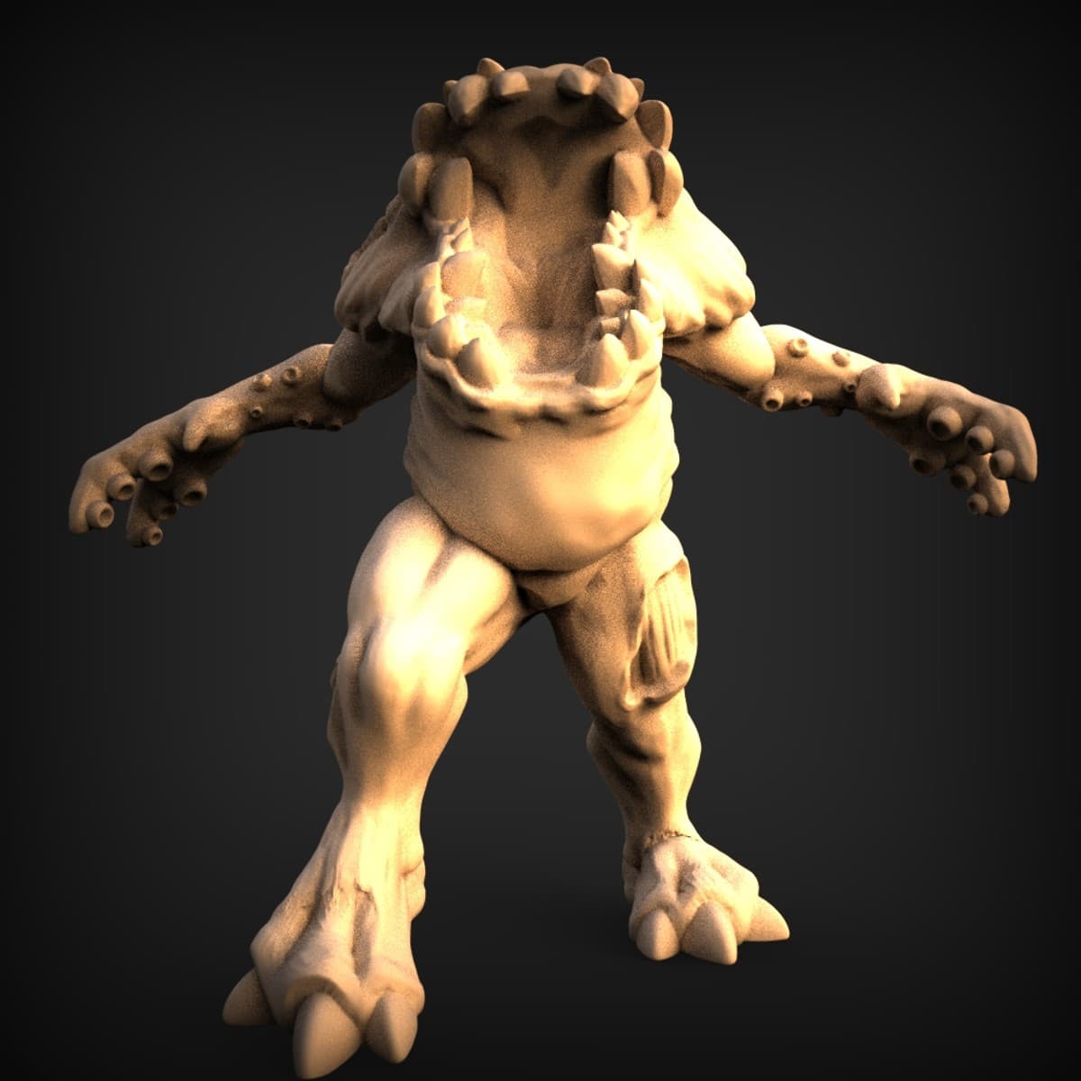 Gaping Croc-Maw Beast Miniature