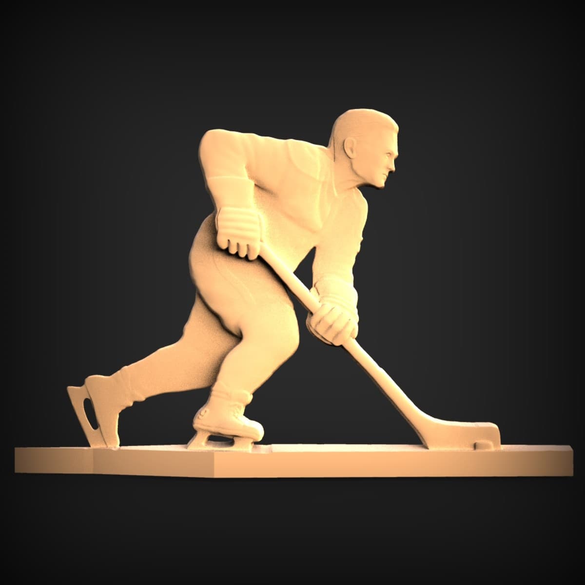 Ice Hockey Player Action Relief