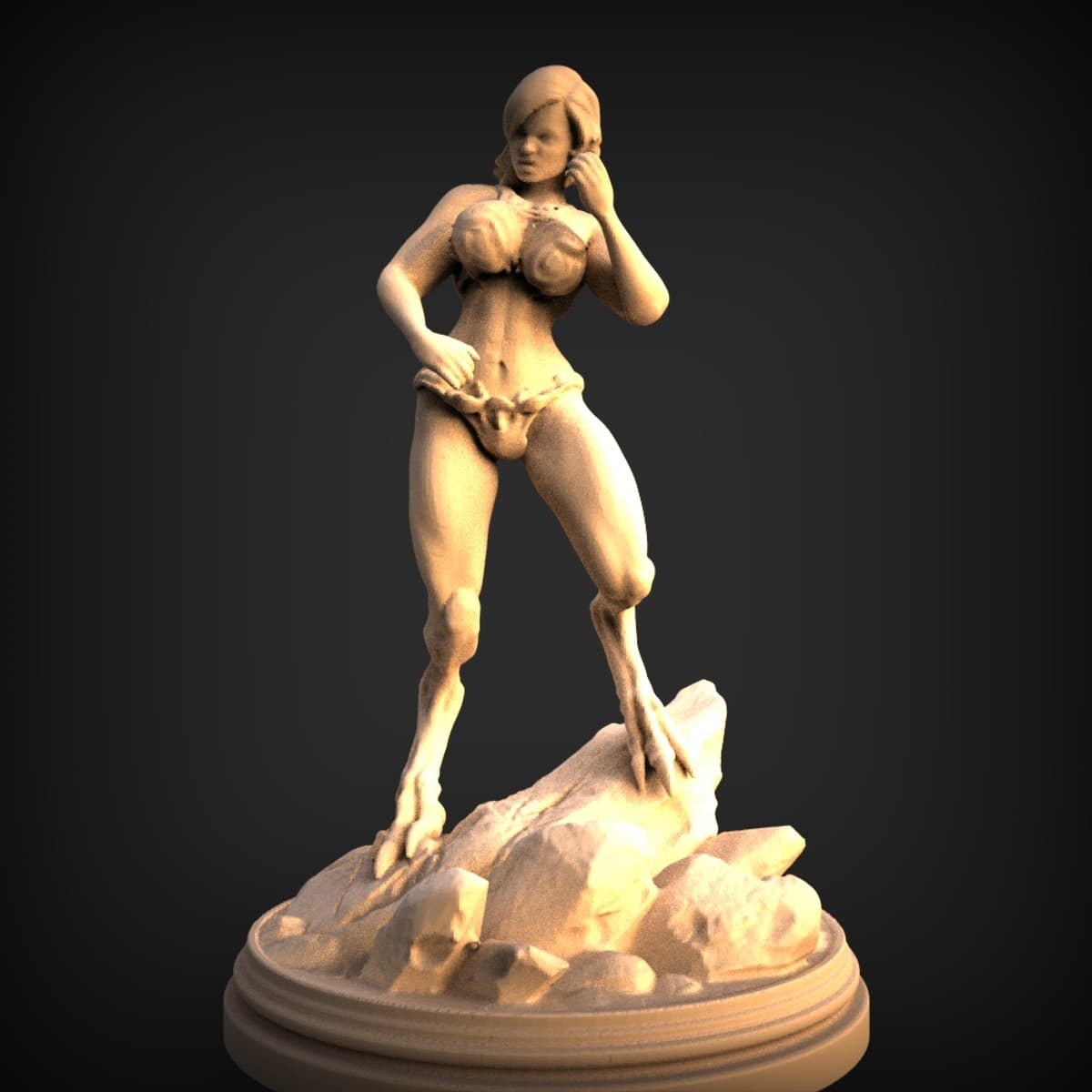 Fantasy Pin-Up Glamour Statuette