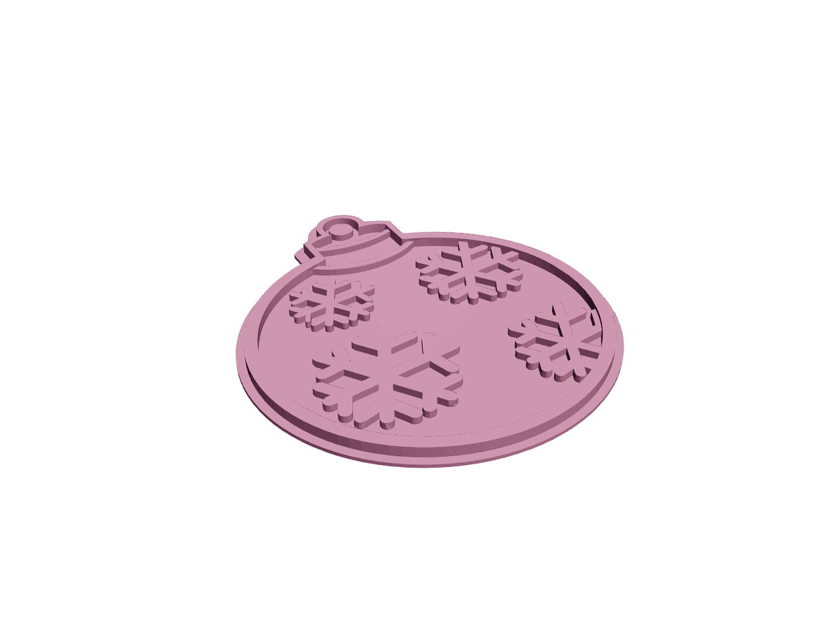 Christmas Ornament Decal(1)