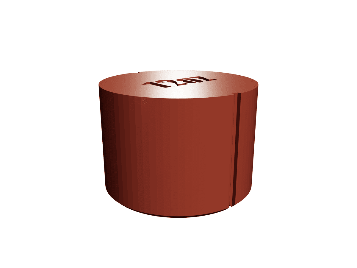 Cylindrical With Text Mug