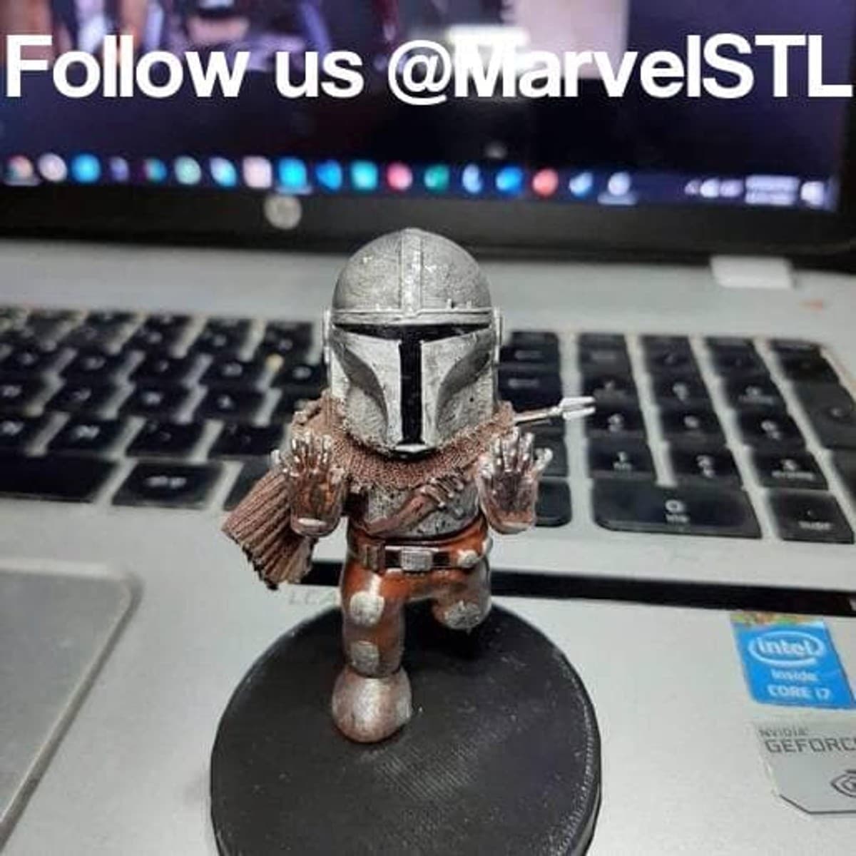 Mandolorian Cell Phone Support