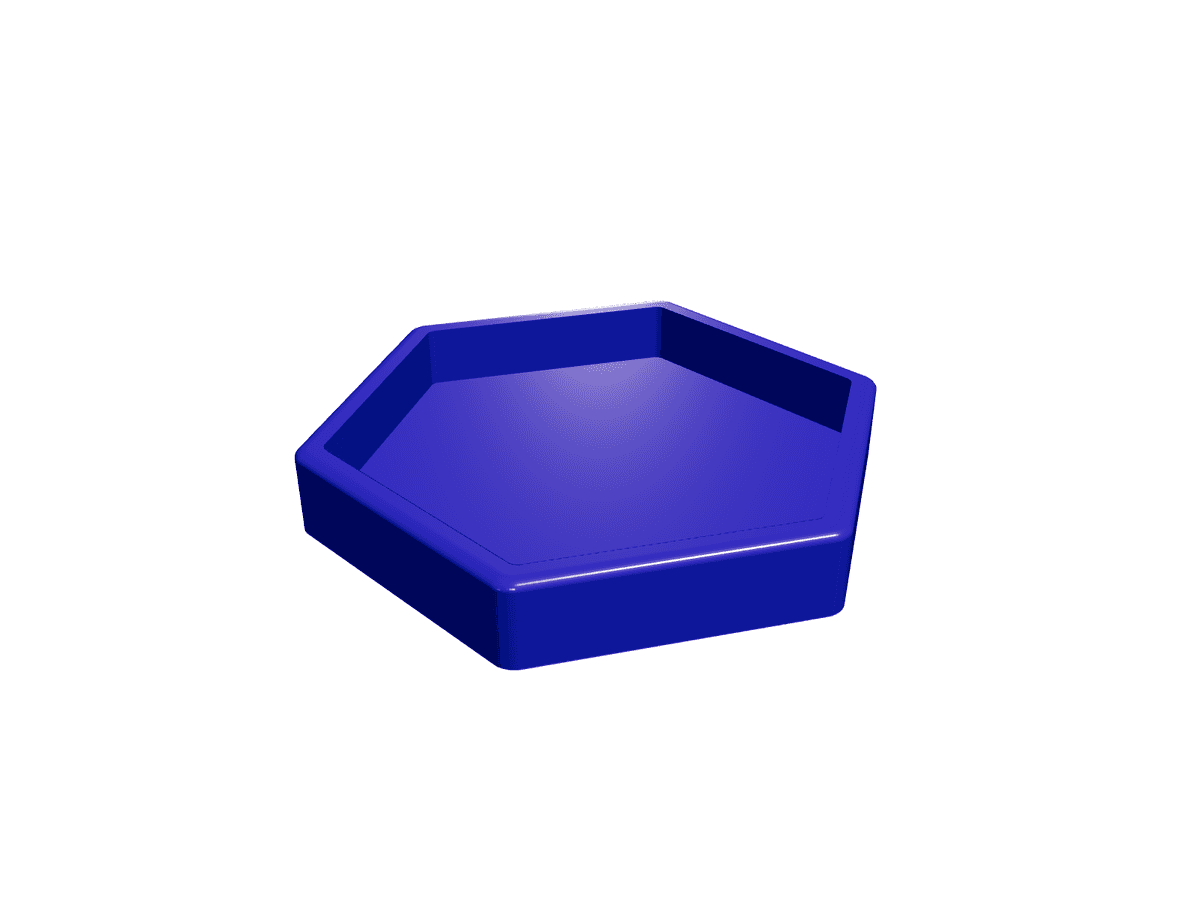 Interchangeable Hex Desk Organisers