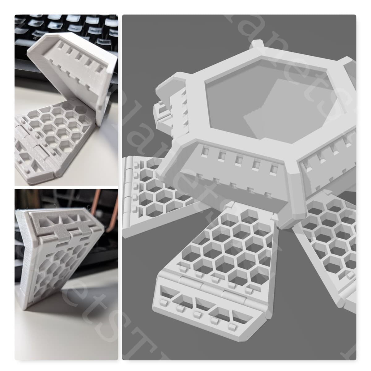Folding Hex Side Crate