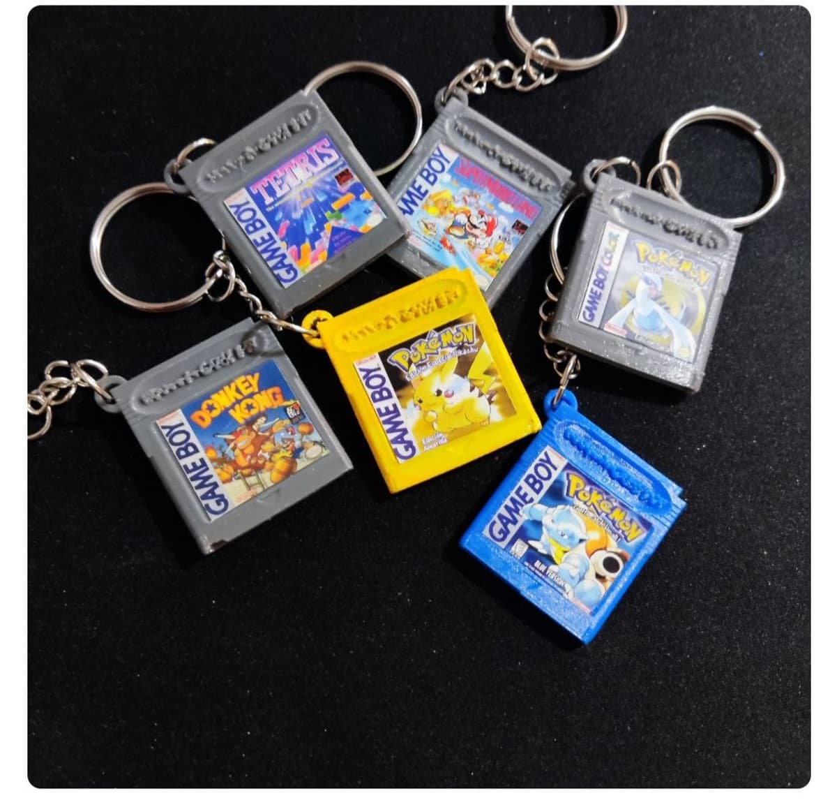 Gameboy Cartdrige Keychain