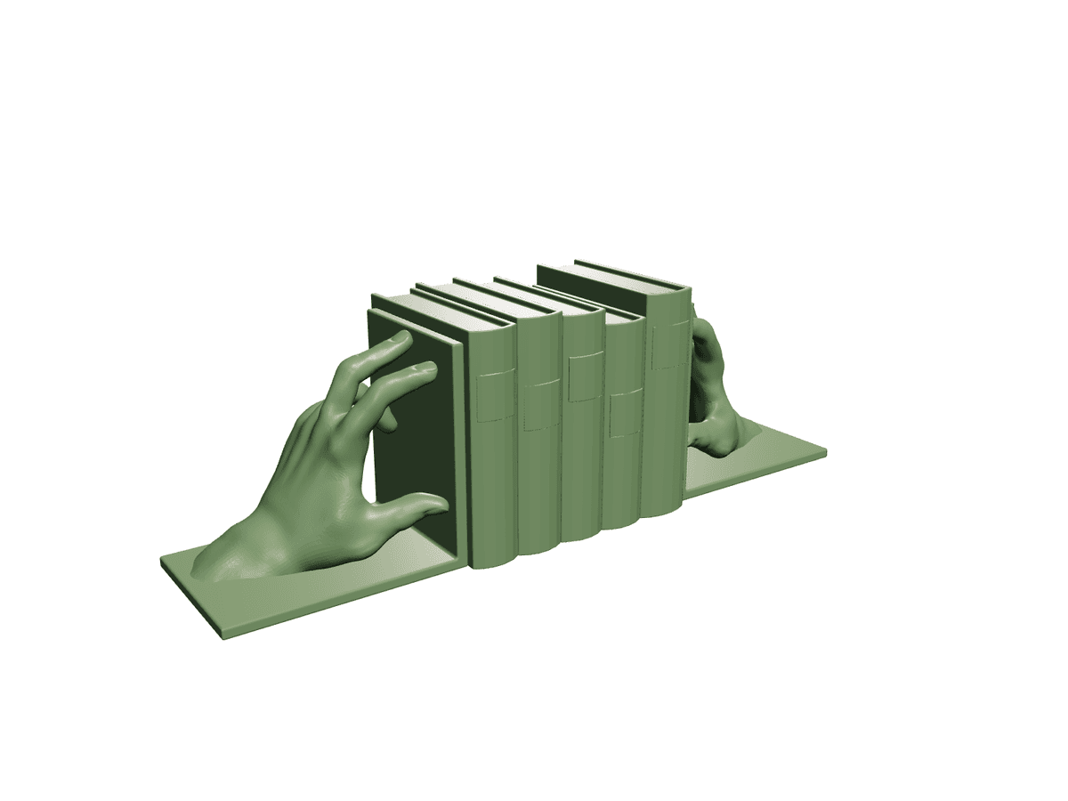 Hands 02 Bookends 3 Dprint