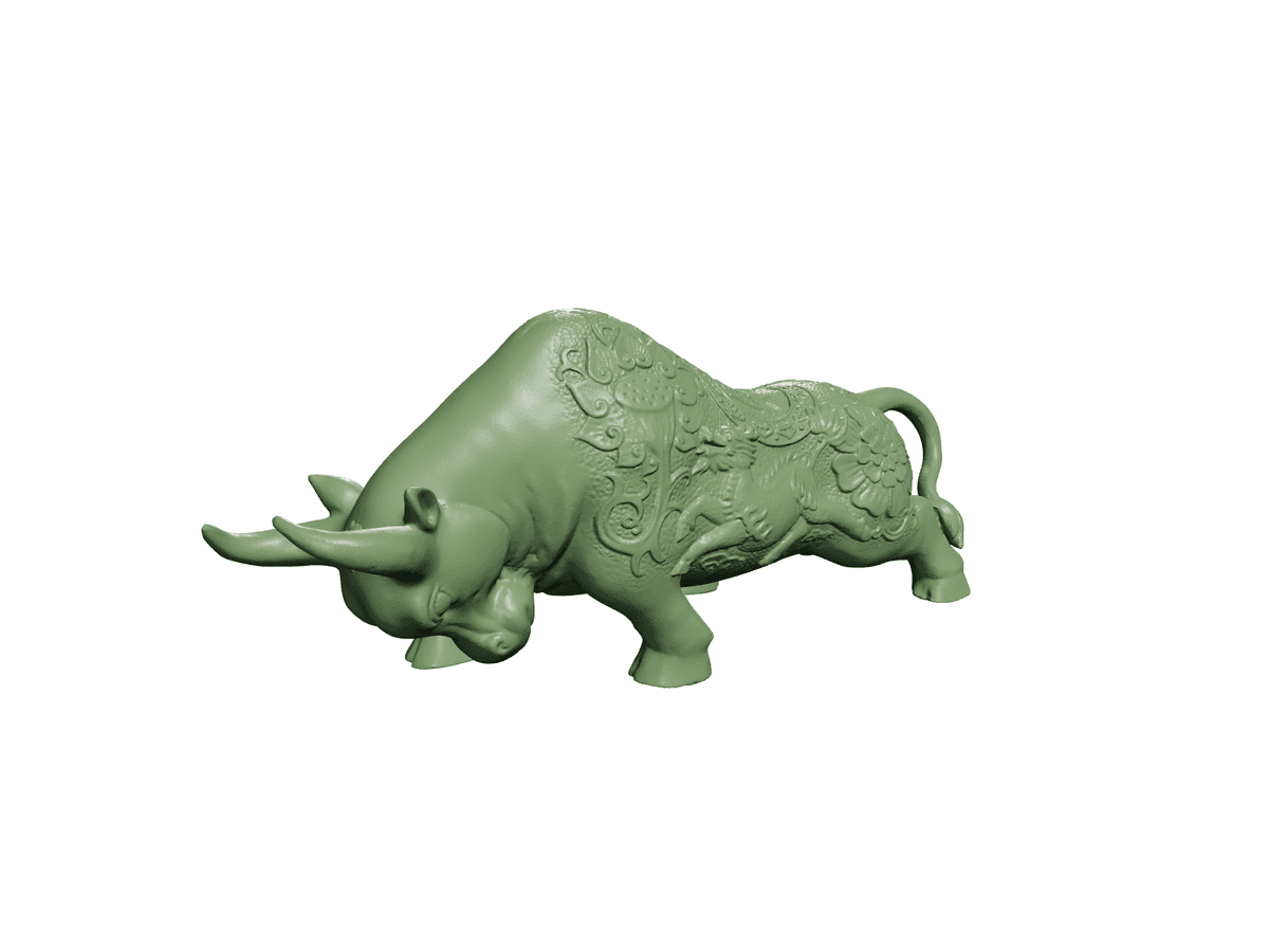 Stronghero 3 D Golden Bull
