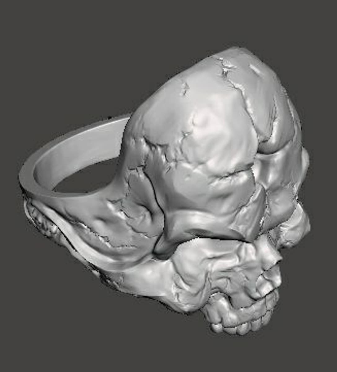 Skull Ring Bullet