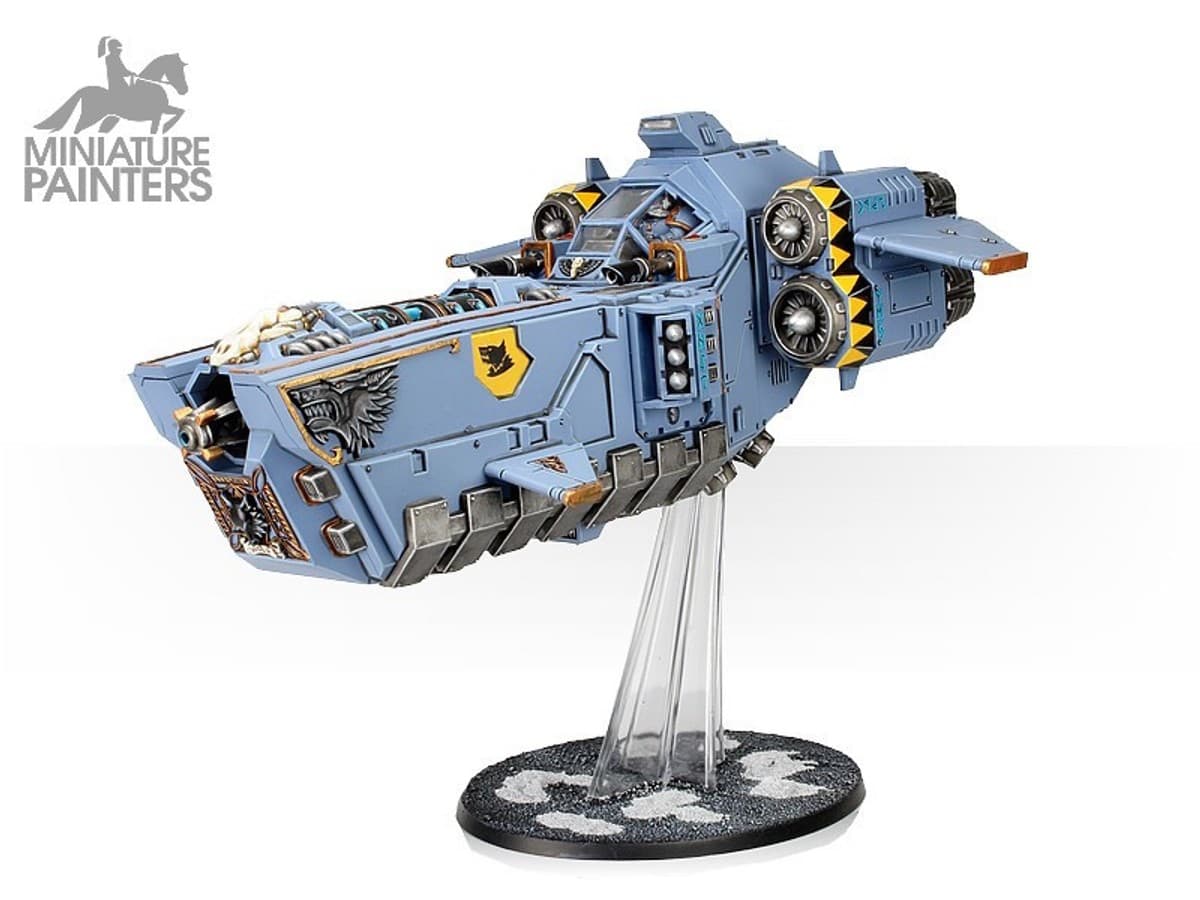 Space Wolves Storm Fang Futuristic Gunship 722 Stop1c