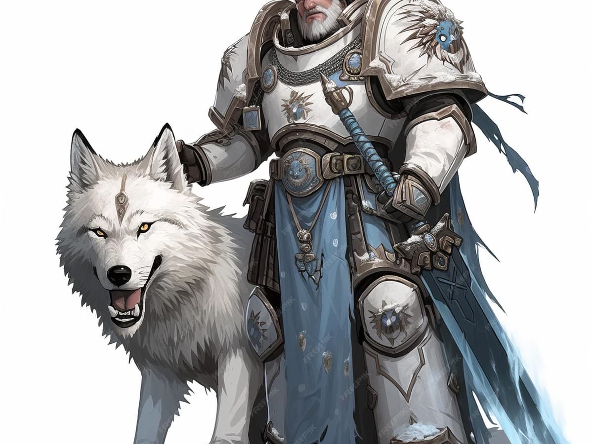 Space Wolves Champion of Chaos