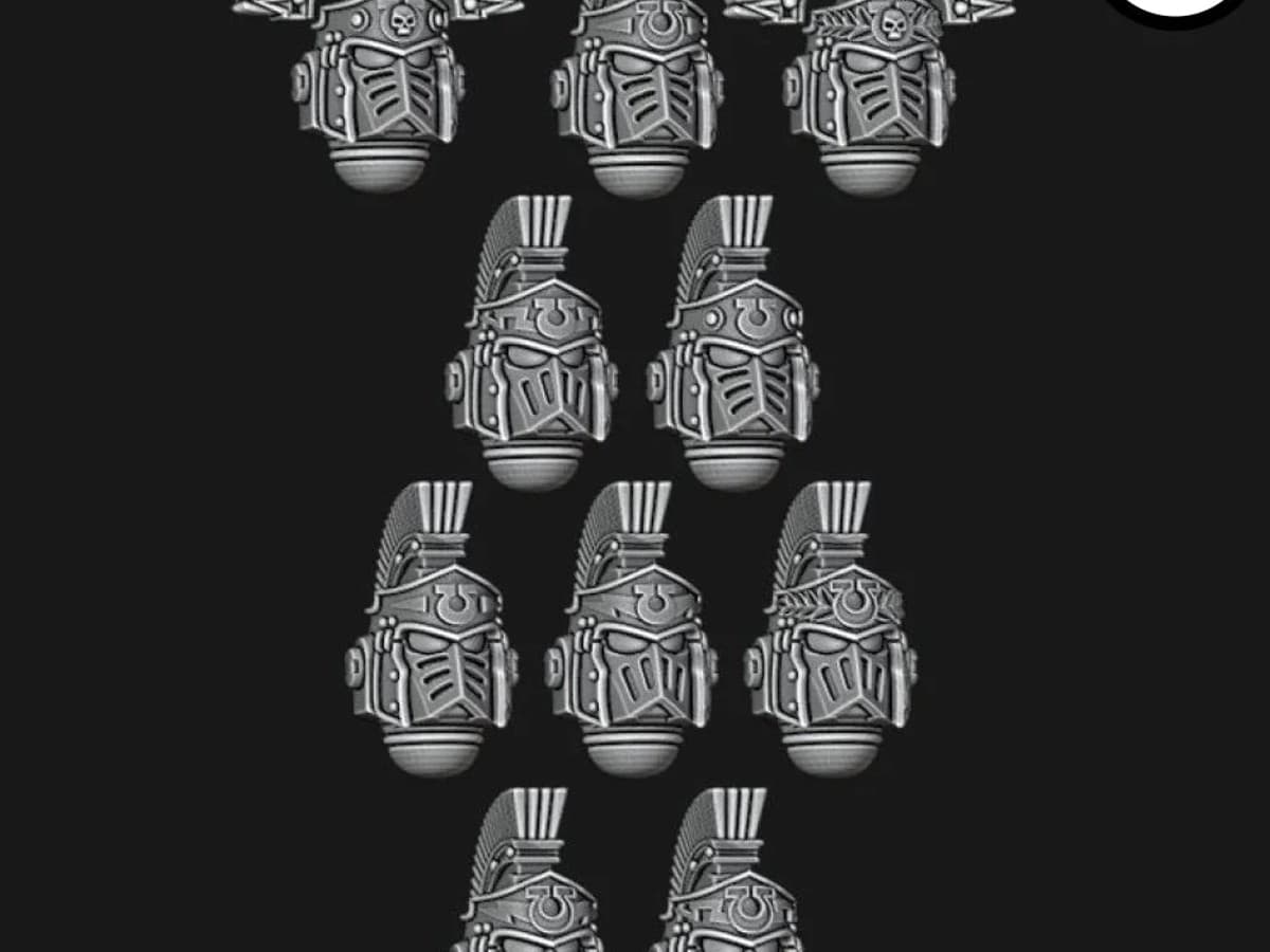 Blood Angels Helmet Bits Helmets