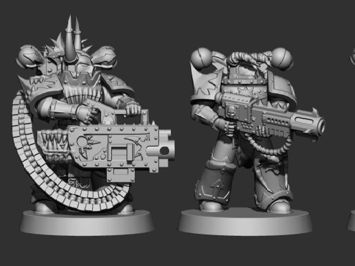 Chaos Bolter Marine Bolters