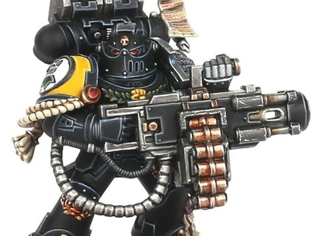 Deathwatch Marine With Frag Cannon