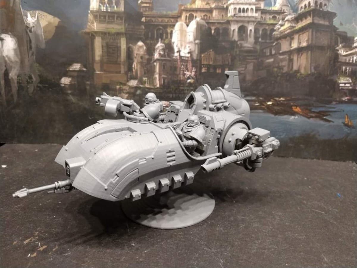 Landspeeder Retro Angry Air Frugal Displeased Soldier Deployment Vessel