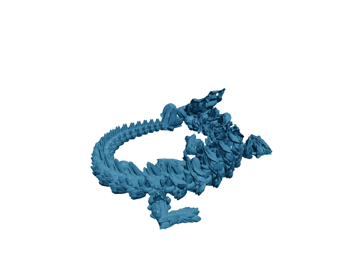Articulated Woodland Dragon Articulating Wiggle Pet Fantasy