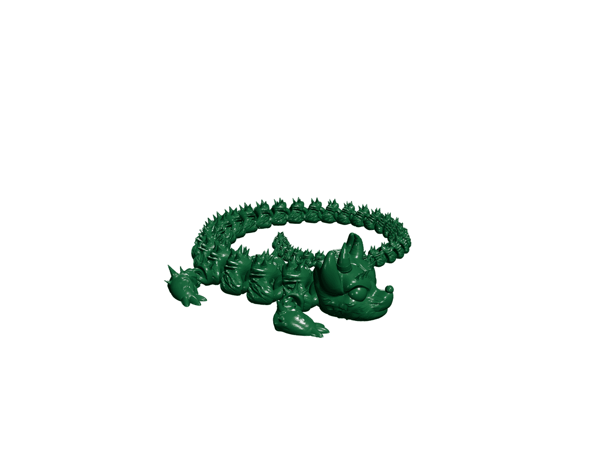 Squeak Articulated Dragon Mesh Mayhem
