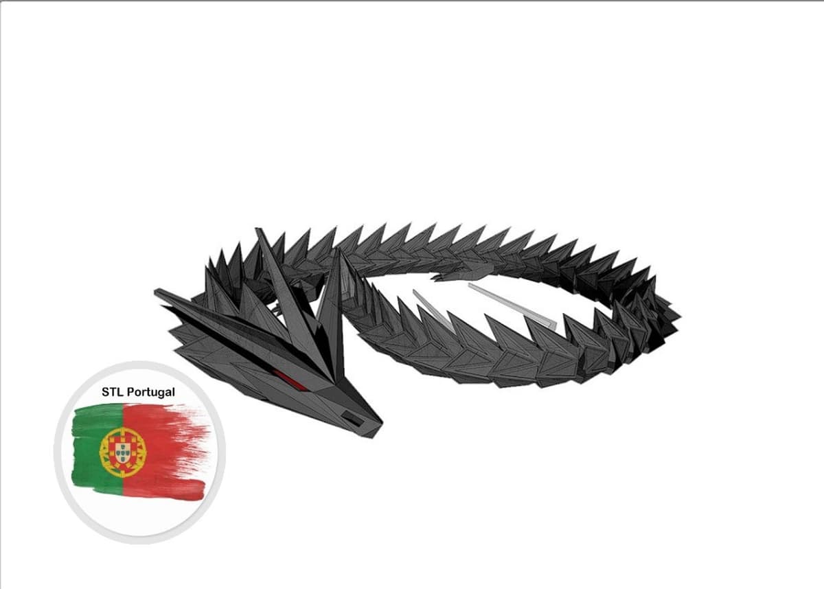 Flexi Articulated Spike Dragon