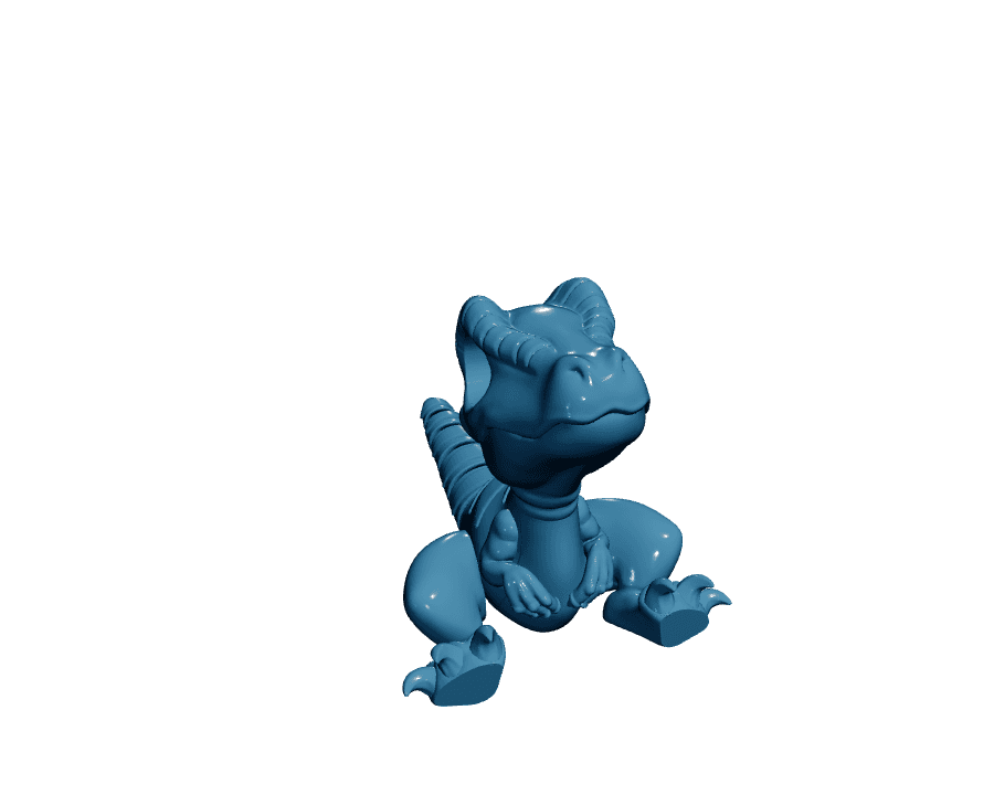 Baby Velociraptor — Articulated Flexi