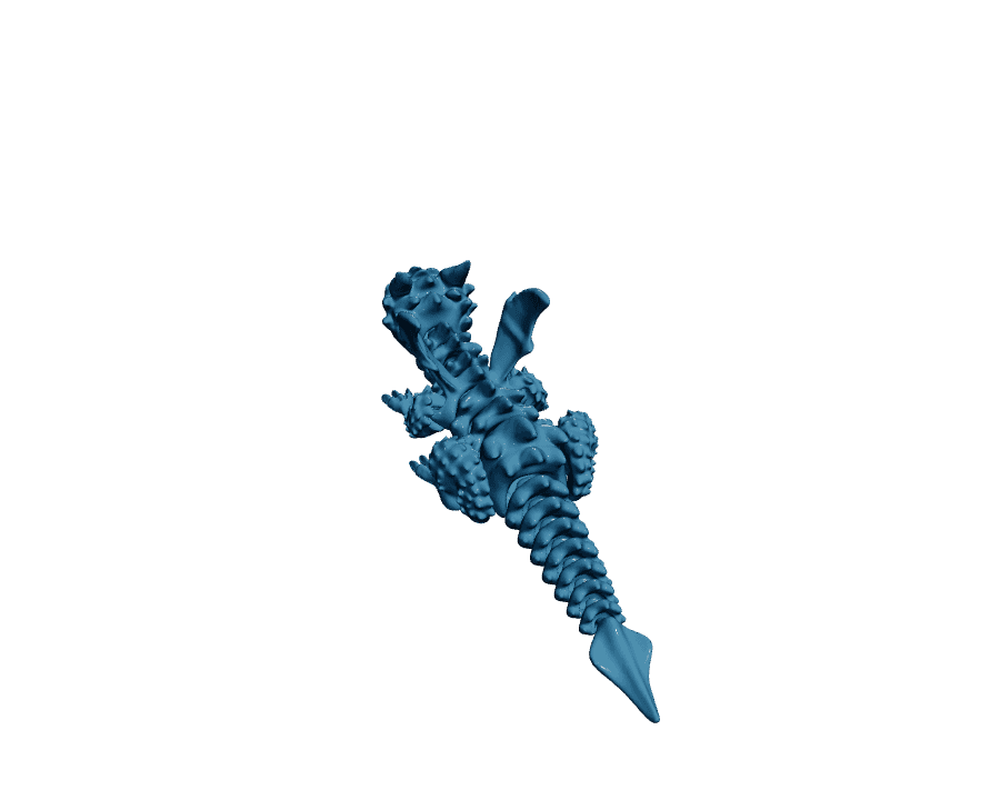 Classic Wyrm Dragon — Articulated Flexi