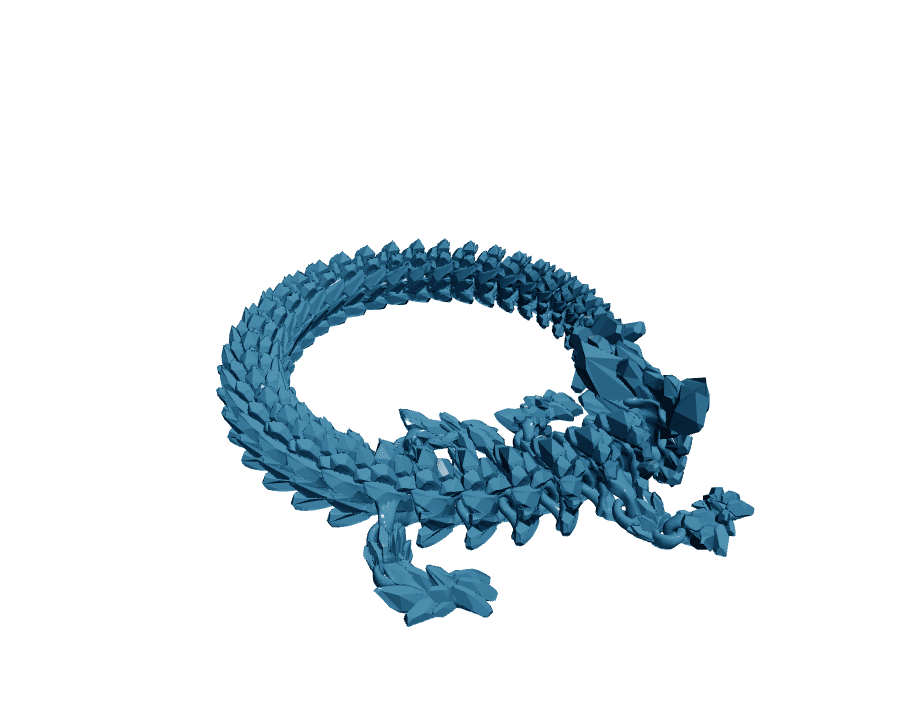 Elder Crystal Dragon — Articulated Flexi