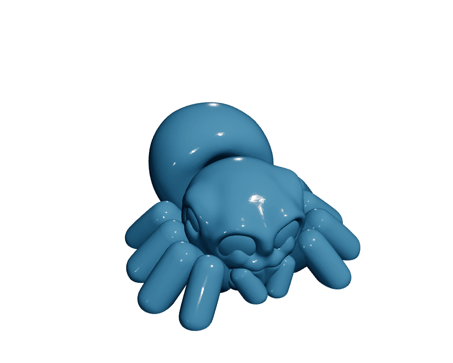 Spider Keychain — Articulated Flexi