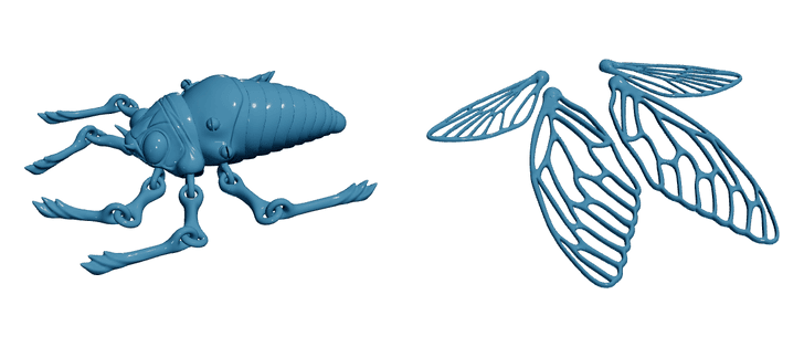 Cicada — Articulated Flexi