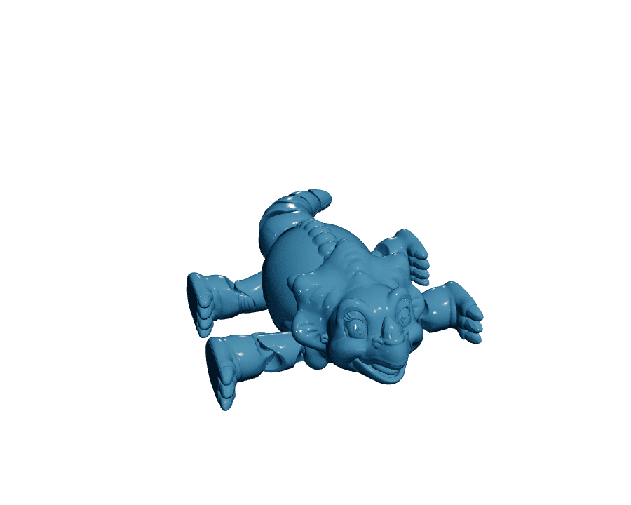 Baby Triceratops — Articulated Flexi