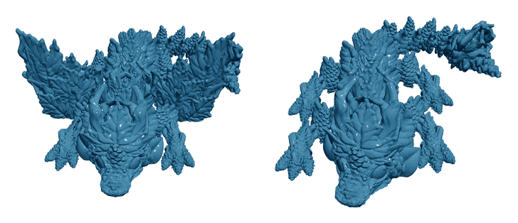 Autumn Baby Dragon — Articulated Flexi