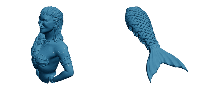 Mermaid Diana — Articulated Flexi