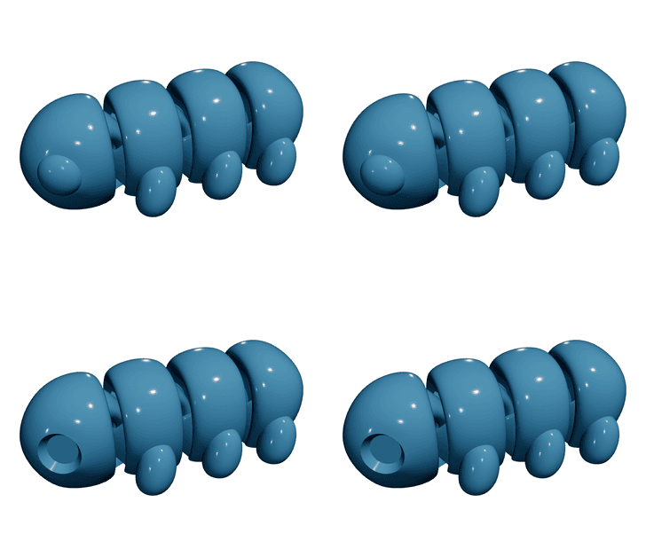 Baby Caterpillar — Articulated Flexi
