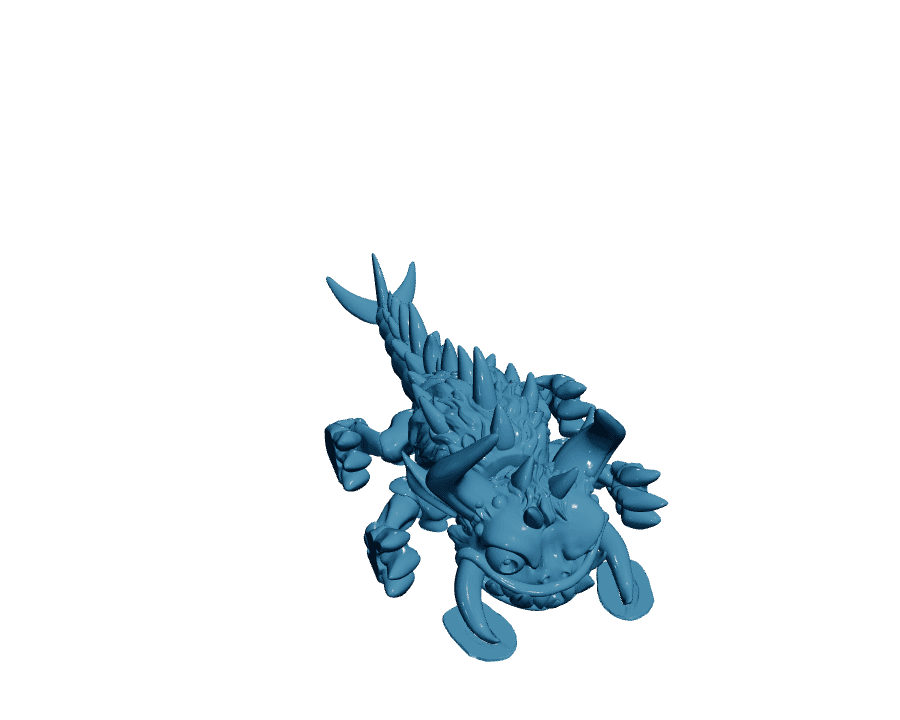 Hodag Cryptid — Articulated Flexi