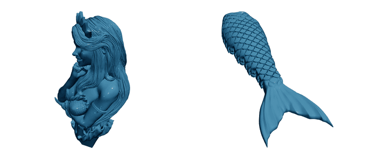 Mermaid Daena — Articulated Flexi