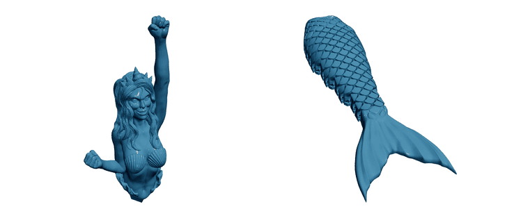 Mermaid Dara — Articulated Flexi