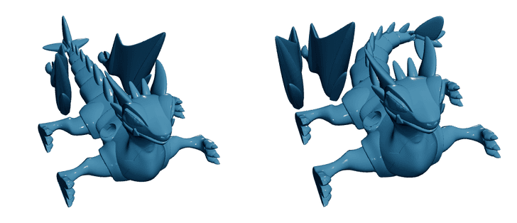Fierce Flexi Dragon — Articulated