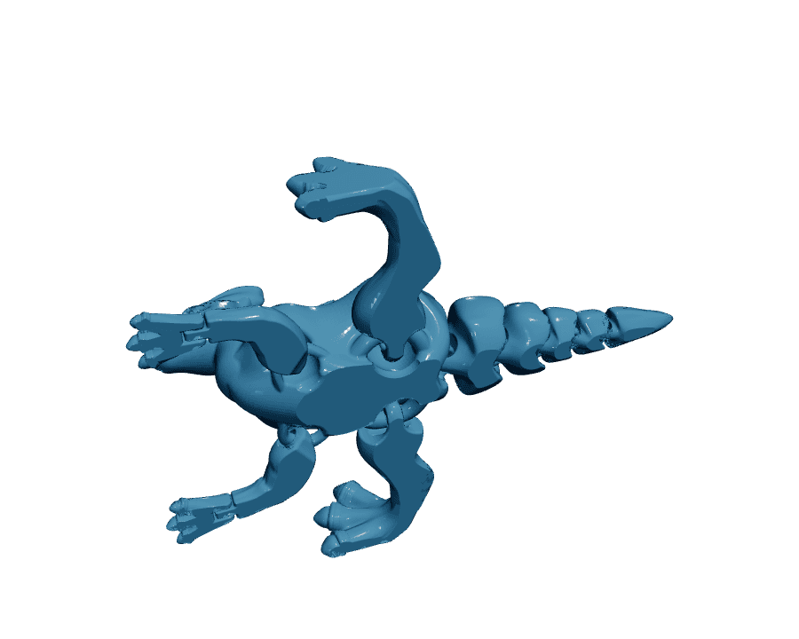 Parasaurolophus — Articulated Flexi