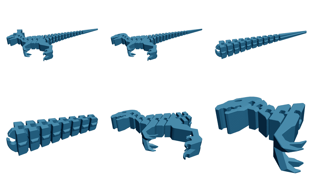 Velociraptor — Articulated Flexi