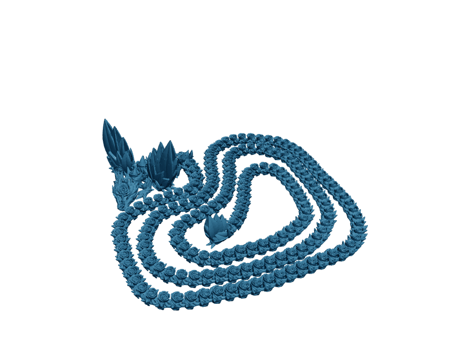 Rosewing Dragon (Extra Long) — Articulated Flexi