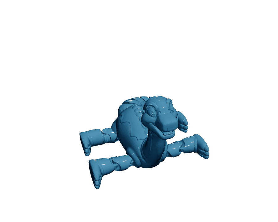 Baby Longneck Dinosaur — Articulated Flexi
