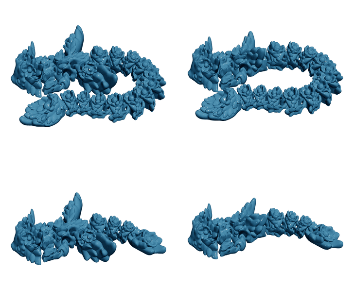 Kosha Spiky Dragon — Articulated Flexi